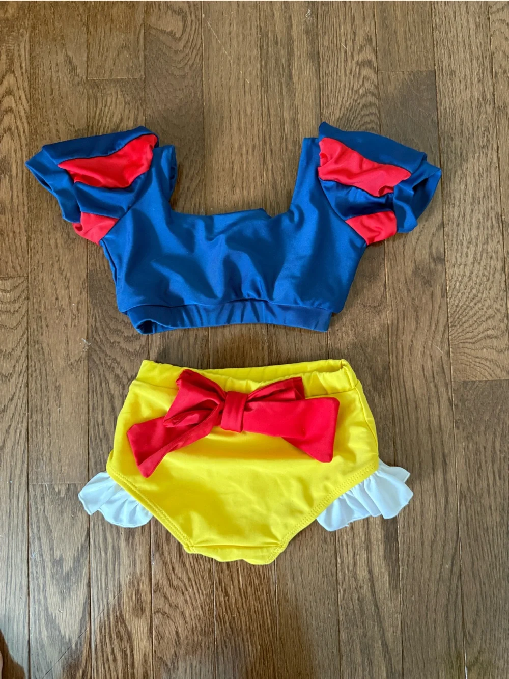 Snow White inspired Toddler Two-Piece Swimsuit
